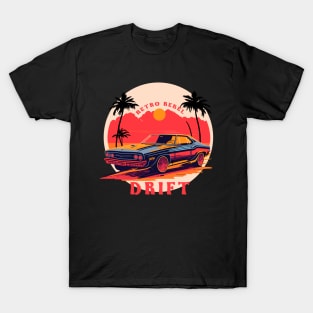 Retro Drift Car T-Shirt